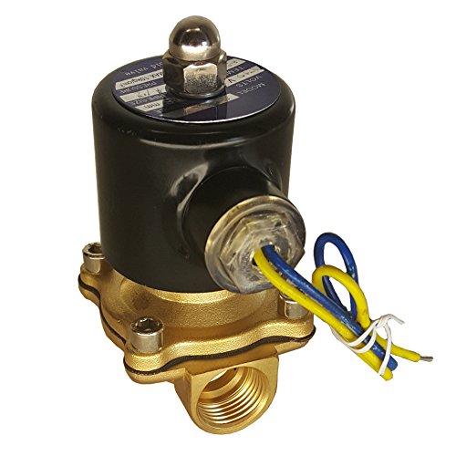 HFS 110v Ac Electric Solenoid Valve Water Air Gas, Fuels N/c - 1/4IN, 1/2IN, 3/4IN, 1IN NPT Available (110V AC 1/2IN NPT)