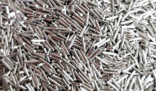 Stainless Steel Tumbling Media Pins, 0.039 Inch Diameter, 0.255 Inch Length, 2.5 lb (Pack)