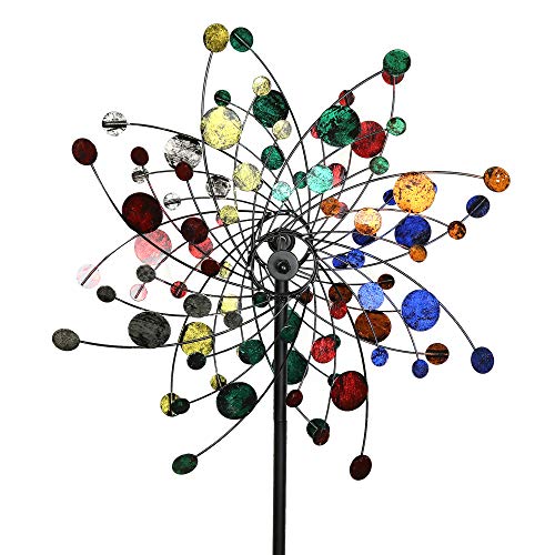 MJ Spinner Designs Confetti Style Kinetic Wind Garden Spinner