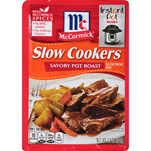 McCormick Slow Cookers Savory Pot Roast Seasoning Mix, 1.3 oz