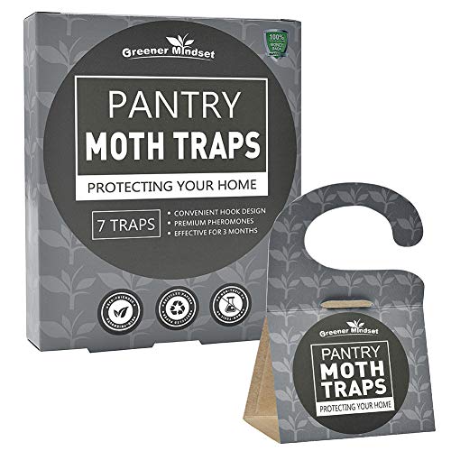 Pantry Moth Traps 7-Pack with Premium Pheromone Attractant - Effectively Trap Pantry Moths