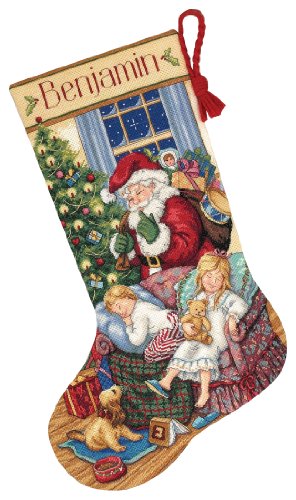 Dimensions Needlecrafts 8740 Gold Counted Cross Stitch Sweet Dreams Stocking