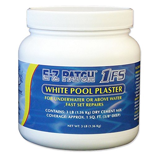 E-Z Patch 1 White Pool Plaster Repair Kit - 3 lbs. (coverage: 1.5 sq. ft.)