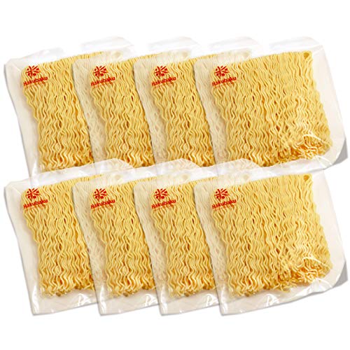 Hakubaku Restaurant Style Fresh Noodle, Ramen Yakisoba Stir Fry, KAEDAMA ,8 pack x 3.5 oz