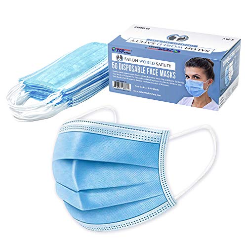 TCP Global Salon World Safety Face Masks Breathable Disposable Protective PPE