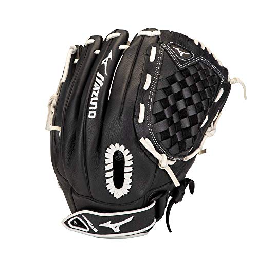 Mizuno GPSL1200F3 Prospect Select Fastpitch Softball Glove 12', Right Hand Throw, BLACK