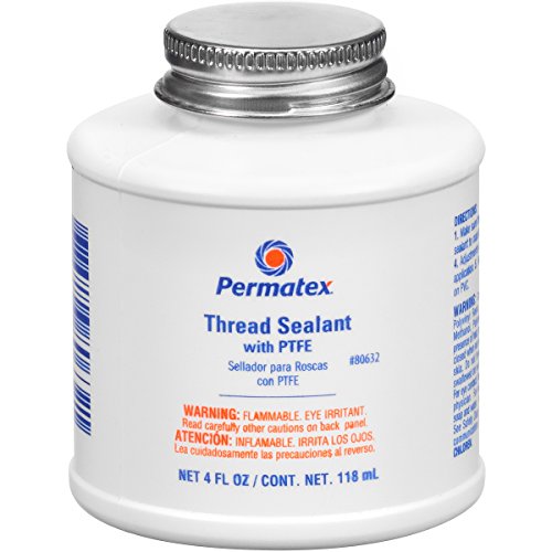 Permatex 80632 Thread Sealant with PTFE, 4 oz.