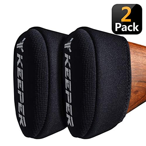 Recoil Pad - Slip On Any Shotgun or Rifle Butt Stock. With Visco-Elastic Gel to Reduce & Buffer Recoil - Gun Shooting & Hunting Accessories - Compatible with Remington, Tompson, Mossberg, Ruger, S&W