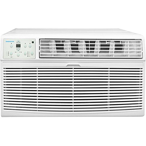 Emerson Quiet Kool 230V 12K BTU Air Conditioner with Remote Control-Quiet In Wall A/C Unit, EATC12RE2, White