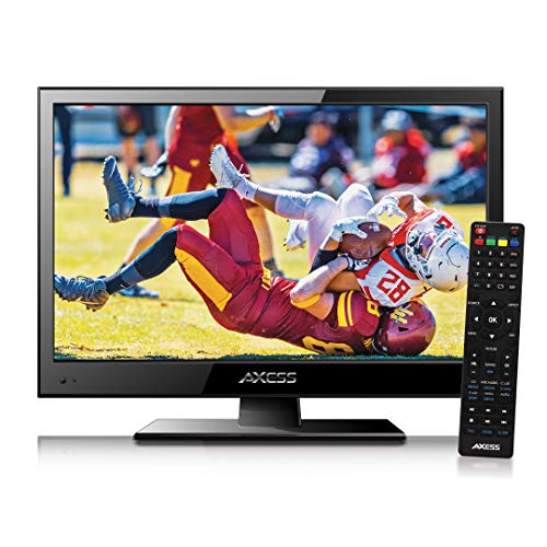 Axess TVD1805-15 LED HDTV Includes AC/DC TV DVD Player HDMI/SD/USB Inputs, Wall Mountable, Stereo Speaker (15.6 Inch)