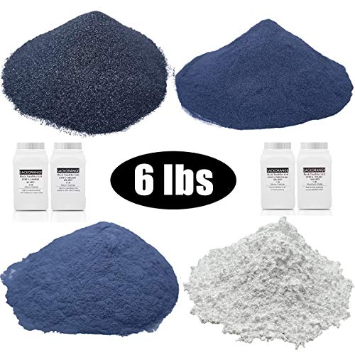 Tonmp 6 Pounds Rock Tumbler Refill Grit Media Kit (4 Polishing Grits)| 4-Steps for Tumbling Stones