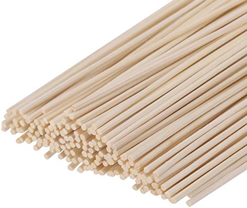 HOSSIAN Set of 100 Reed Diffuser Sticks -Reed diffusers-Reed Sticks -Diffuser Glass Bottles-Diffuser Refills- Natural Rattan Wood Replacement for Aroma Fragrance ((7'18cm))