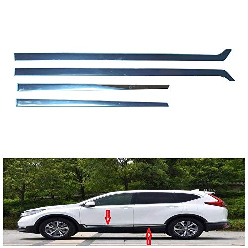 labwork Chrome Body Side Door Molding Trim Cover Stainless Steel Replacement for Honda 2017 2018 2019 2020 CR-V CRV Sliver