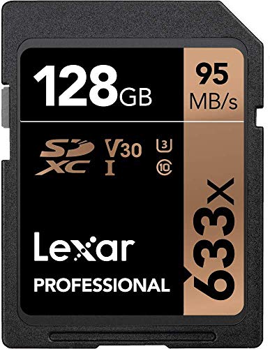 Lexar Professional 633x 128GB SDXC UHS-I Card (LSD128GCB1NL633)