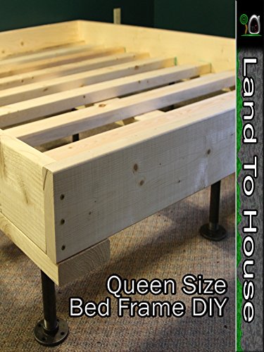 Queen size bed frame DIY