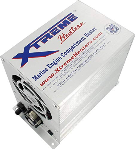 Xtreme Heaters XXHEAT Medium 450W 110v Boat Engine Compartment Heater | Military Certified, Ultra-Safe, Multi-Use Boat Bilge Heater, RV Heater, Greenhouse Heater, WellHouse Heater, Camper & Van Heater
