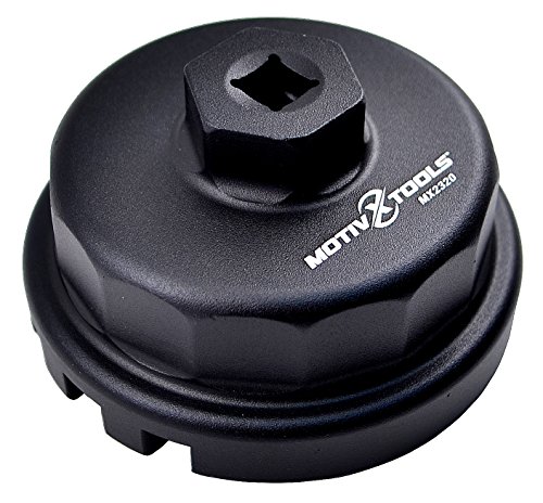 Motivx Tools Oil Filter Wrench for Toyota, Lexus, and Scion 2.0 To 5.7 Liter Engines with 64mm Cartridge Style Oil Filter System - Perfect for Camry, RAV4, Tacoma, Highlander, Sienna, Tundra, and More