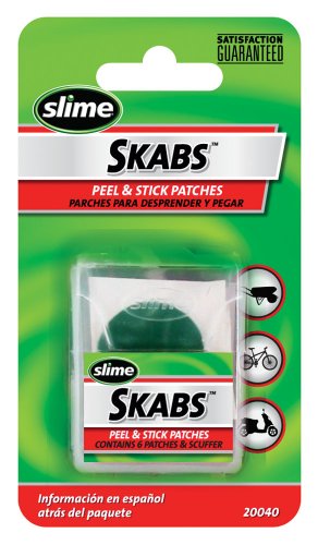 Slime 20040 SKABS Pre-Glued 1' Patches (Pack of 6)