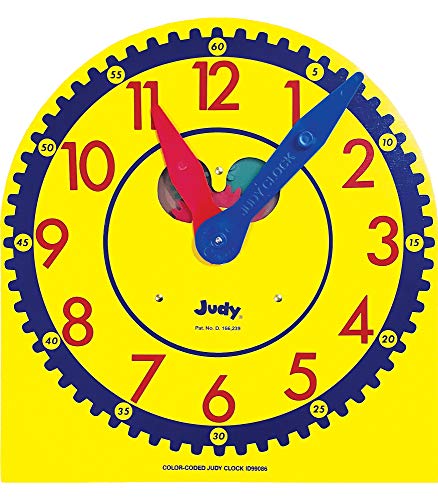 Carson Dellosa Education Color-Coded Judy Clock