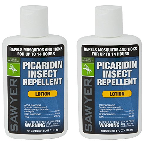 Sawyer Products SP5642 20% Picaridin Insect Repellent, Lotion, 4-Ounce, Twin Pack