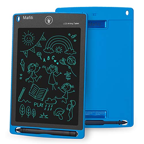 Mafiti LCD Writing Tablet 8.5 Inch Electronic Writing Drawing Pads Portable Doodle Board Gifts for Kids Office Memo Home Whiteboard Blue