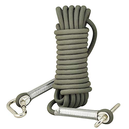 Syiswei Static Rock Climbing Rope 12MM, Outdoor Safety Fire Escape Rope Climbing Rope Rappelling Rope (10)