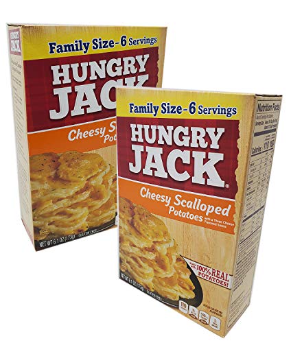 Hungry Jack Cheesy Scalloped Potatoes Side Dish 6.1oz Boxes (Pack of 2) By Hungry Jack Great Recipes