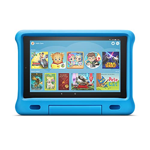 Kid-Proof Case for Fire HD 10 Tablet (Compatible with 7th and 9th Generations, 2017 and 2019 Releases), Blue