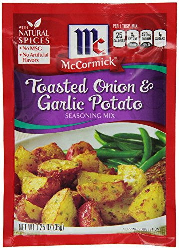 McCormick Toasted Onion & Garlic Potato Seasoning Mix (Pack of 3) 1.25 oz Packets