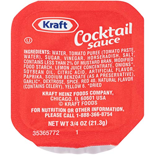 Kraft Cocktail Sauce Single Serve Packet (0.75 oz Packet, Pack of 200)