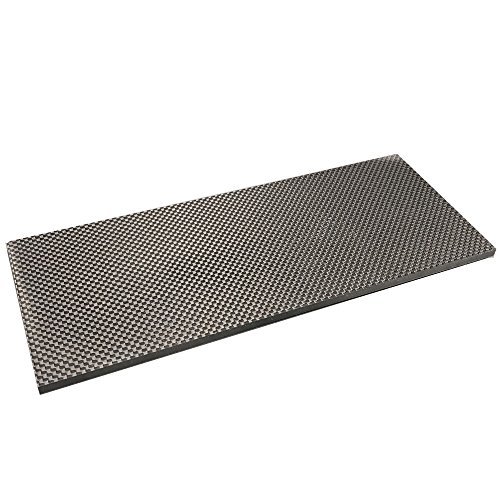 100X250X1.0MM 100% 3K Plain Weave Carbon Fiber Sheet Laminate Plate Panel