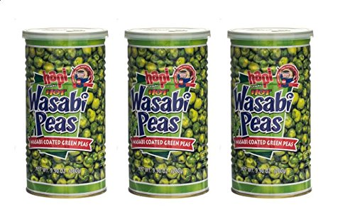 Hapi Hot Wasabi Peas, 9.9 Ounce (Pack of 3)