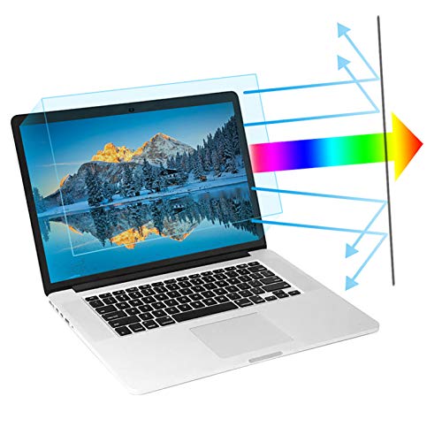 2PC Anti Blue Light Screen Protector Compatible with MacBook Pro 13 Inch Model A1706 A1708 A1989 A2159, Anti Glare Filter Film Eye Protection Blue Light Blocking Screen Protector