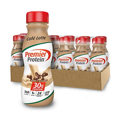 Premier Protein 30g Protein Shake, Cafe Latte, 11.5 Fl Oz, Pack of 12, Café Latte