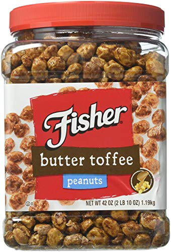 Fisher Butter Toffee Peanuts - 42 Oz. Cannister