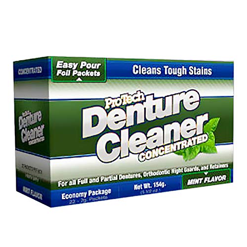 Protech Denture Cleaner 7g, (22 Pack)