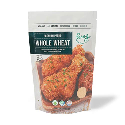 Bread Crumbs - Whole Wheat Premium Panko - 9 oz - Natural Grocery & Gourmet Foods - Low Sodium, Vegan, Kosher Certified & Non GMO
