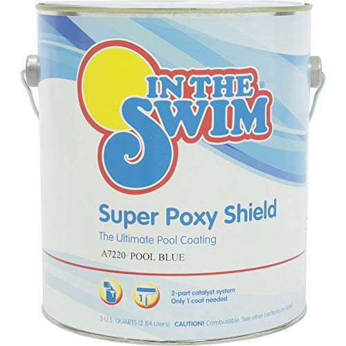 In The Swim Super Poxy Shield Epoxy-Base Swimming Pool Paint - Pool Blue 1 Gallon