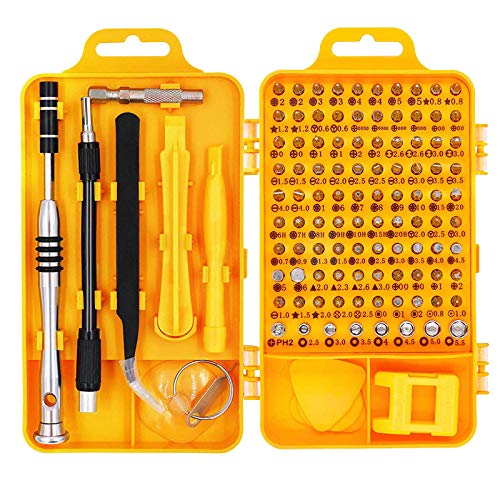 Precision Screwdriver Set Magnetic - Professional 110 in 1 Screw driver Tools Sets, PC Repair Tool Kit for Mobile Phone/Tablet/Computer/Watch/Camera/Eyeglasses/Other Electronic Devices