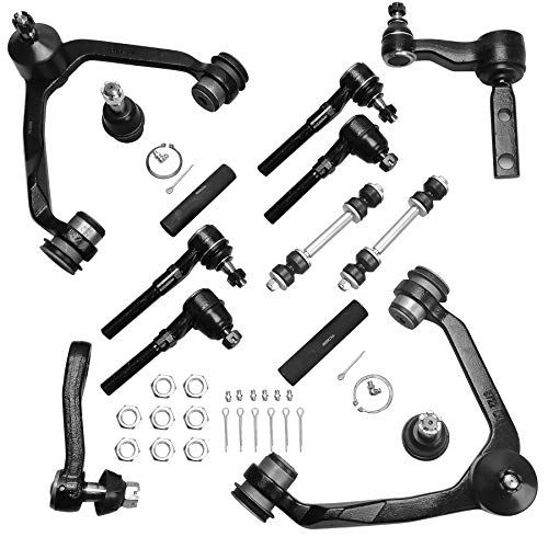 Front Control Arm Kit Compatible with 1997-2004 Ford Expedition/F-150/F-250, 1998-2002 Lincoln Navigator -14pcs Front Suspension Kit(4WD Only)
