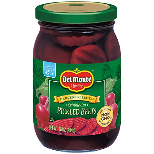 Del Monte Harvest Selects Crinkle Cut Pickled Beets, 1 Pound (Pack of 12)