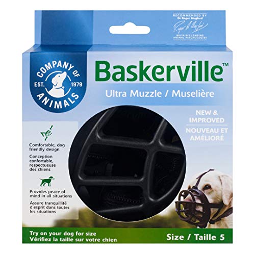 Baskerville Ultra Muzzle, Black, Size 5