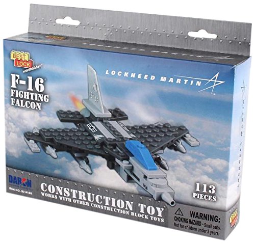 Daron F-16 Best Lock Construction Toy (113 Piece)