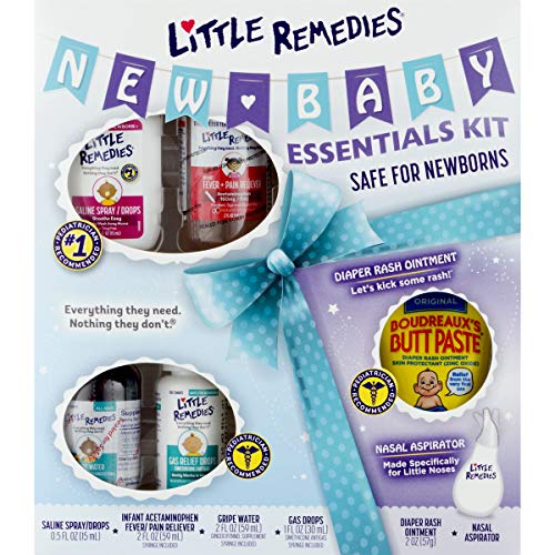 Little Remedies New Baby Essentials Kit, Baby Gift Set, Single Box