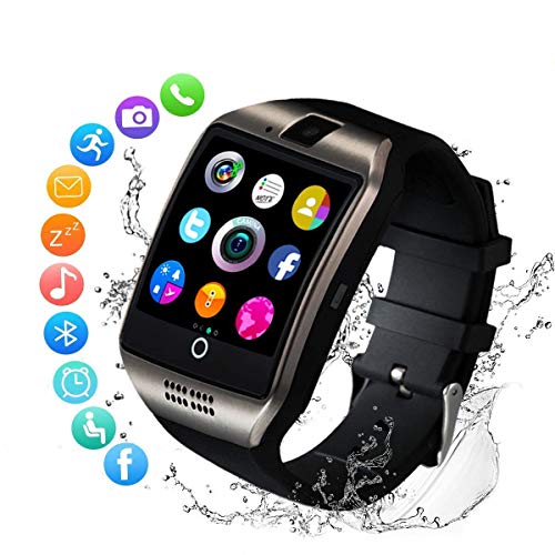 Smart Watch,Smartwatch for Android Phones, Smart Watches Touchscreen with Camera Bluetooth Watch Phone with SIM Card Slot Watch Cell Phone Compatible Android Samsung iOS Phone XS X8 7 10 11 Men Women