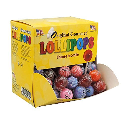 Original Gourmet Change Maker Mini Cream Swirl and Original Lollipops, 100 Count