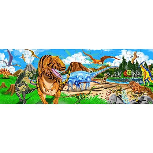 Melissa & Doug Land of Dinosaurs Floor Puzzle 48 pc