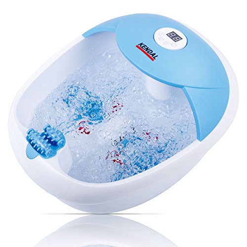 All in One Foot Spa Bath Massager with Heat, Digital Temperature Control, O2 Bubbles and Timer FBD18