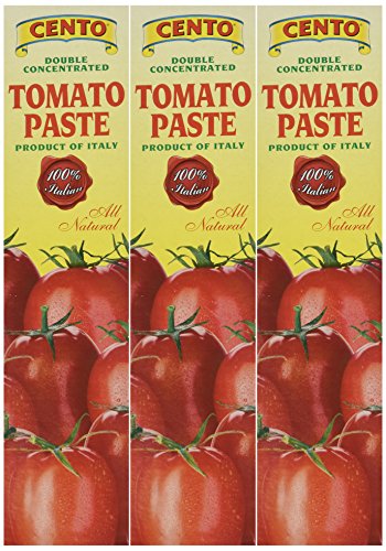 Cento Tomato Paste in Tube 4.56 oz,Pack of 3