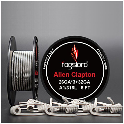 6 ft - AWG 26GAx3+32GA Alien Resistance Wire Kanthal A1+ SS316L Prebuilt Wire Coils for Household Wiring Use